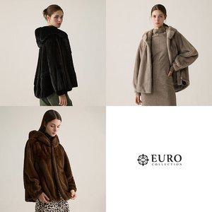 [역시즌초특가][EURO]프리미엄 SAGA FUR 휘메일 풀스킨 후드코트