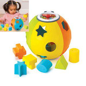 돌아기 색깔 도형맞추기 공 굴리기 장난감 교구 어린이집 2세 놀잇감 15개월 14개월