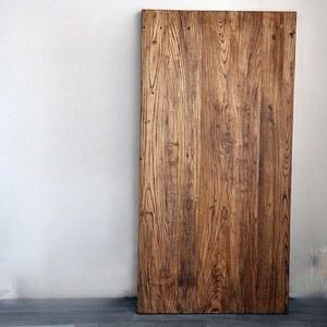 고재 테이블 상판 식탁 1200x700mm 서재 놀식탁 4개+원목 가구 홈카페 강화유리