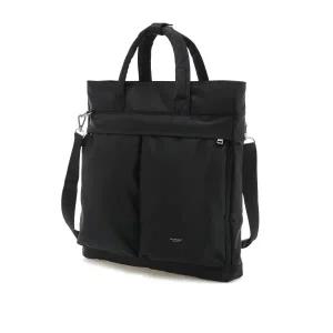 [롯데백화점]질스튜어트 [EVAN] 에반 블랙 투포켓 나일론 세로형 토트백 겸 크로스백 JUBA5F502