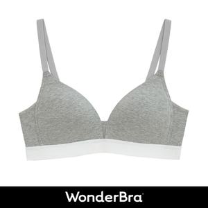 [Wonderbra]원더브라  볼륨 스포츠 아웃밴드 노와이어 브라 멜란지그레이 WBWBR5N30T