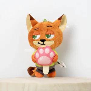 디즈니 주토피아 팝시클 닉 와일드 인형 키링 가방고리 12cm