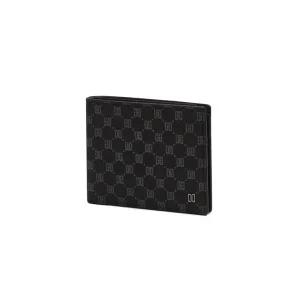 갤러리아 DBWA5E126BK 닥스  블랙 가죽 로고 DD 패턴 슬림반지갑