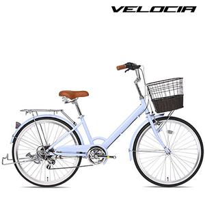 2025 벨로시아 클래식 여성용 자전거 로제떼 26인치 7단 무료 완조립