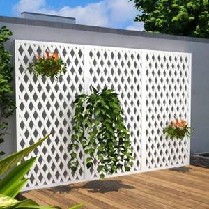야외 정원 방부목 울타리 전원주택 파티션 테라스 루프탑 가림막 스탠드형 격자무늬 펜스