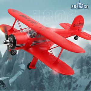 WLtoys XK A300 RC 비행기 Beech-D17S 더블 윙 RC 비행기 3D6G 1806 브러시리스 모터 항공기 대형 전투기