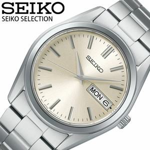 SEIKO 손목시계 세이코 셀렉션 S-시리즈 SELECTION 남성 SBTH007 샴페인골드 실버