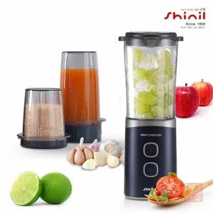 신일 다용도 만능 미니 믹서기 SMX-200MKB 다지기 소형 분쇄기 주서기