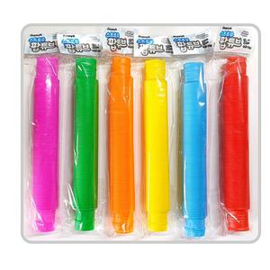 팝잇 스트로우 팝튜브 피젯 자바라 호스 장난감