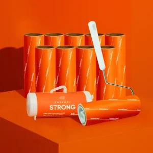 스트롱 사선 돌돌이 롤 테이프 클리너 12종 세트 (본체+리필 10개)