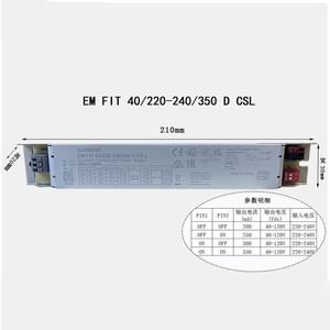 정전류 LED 전원 공급 장치 요소 EM FIT 40/220-240/350 Osram 안정기 40W/60W/75W용
