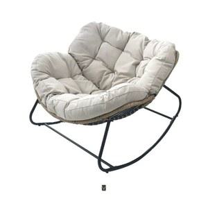 안락의자 그네의자 수유의자 팬션 흔들 스윙 라탄체어 인테리어 1 white 원단 펜션