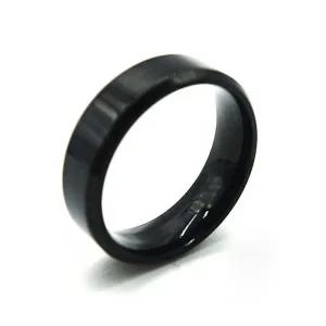 [오노마] ONM 볼드 패션 블랙 써지컬 골드 반지 커플 불빛