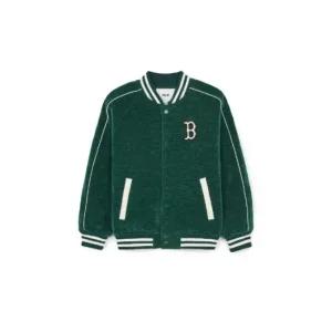 MLB키즈자켓 TQK 7AJPV0144-43GND 셔닐 바시티 점퍼 보스턴 레드삭스