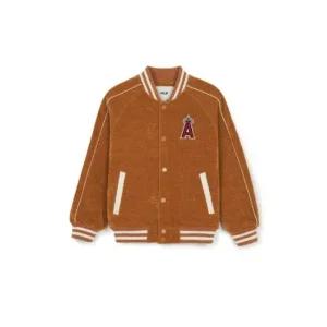 MLB키즈자켓 TQK 7AJPV0144-41CAS 셔닐 바시티 점퍼 LA 에인절스