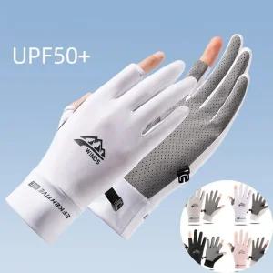 남성 여성 자외선차단 두손가락장갑 헬스 스포츠 자전거 미끄럼방지 등산 운전 두손가락 장갑