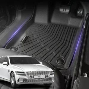 리얼핏 제네시스 G80(20년~현재) 논슬립 3D TPE 실내매트[호환]