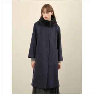 올리비아로렌 HC04 밍크 카라 알파카 코트  VOPEA4WB121