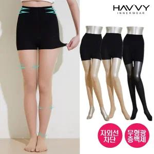 [피트인 ][하비] 복부보정 속바지 팬티스타킹 30D 골프 유발무발