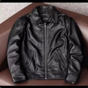 남성 가죽 자켓 3컬러 점퍼 ONE 소가죽 말가죽 613US