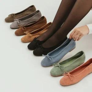 SOVO 세이지 소프트 플랫슈즈 1cm