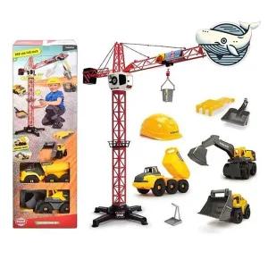 건설 현장 놀이 크레인작동 완구 안전모 및