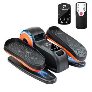 책상 타원형 기계 아래, 완전히 조립된 노인용 다리 운동기, 리모컨과 12개의 조절 가능한 속도를 갖춘 조용하고 휴대용 전동 착좌 페달 운동기