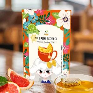 허니 자몽 얼그레이 과일 허브티 블렌딩차 삼각티백