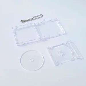 만들기 DIY 아크릴 키링 투명 음악 인기 케이스 굿즈 씨디 미니어처 NFC 미니 앨범 제작 CD 아이돌 늘이랑