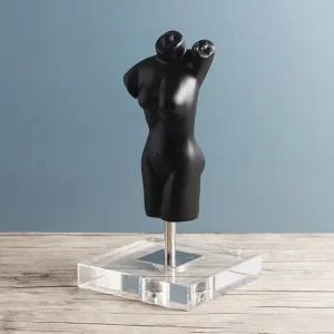 아트피플 여인 블랙 조각상 도자기 인테리어장식품 여인조각상 여체조각상 블랙조각상