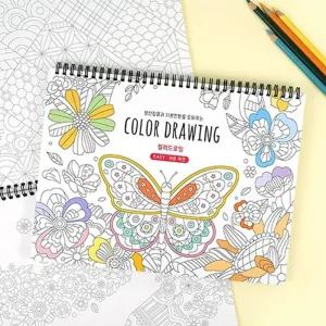 [아우트]스프링컬러드로잉(쉬운버전) 색칠공부