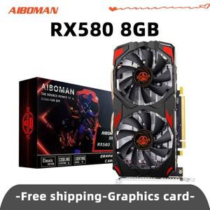 Radeon RX580 8G PCIE3.0x16 GDDR5 256Bit 카드 컴퓨터 조립 액세서리에 적합한 메모리 비디오 게임