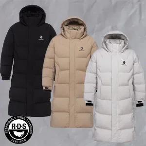 [블랙야크](강남점)25년 겨울신상 남성/여성 공용 RDS 인증 롱패딩 맥스벤치 다운자켓 1BYPAWU901