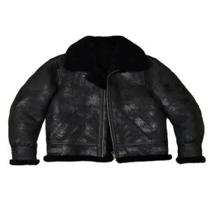 남자무스탕 양가죽 빅사이즈 B3 B-6 양털 레더 리얼가죽자켓 겨울 점퍼