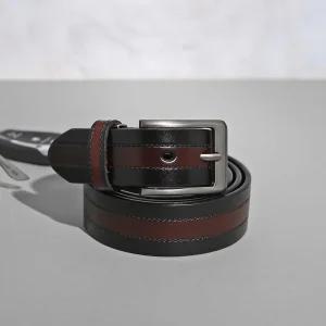 캐주얼무드 투톤컬러 천연소가죽 컴팩트 남성벨트 혁대 남편선물 직장인 트래킹바지용