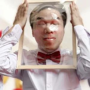 얼굴 랩뚫기 벌칙 게임 레크레이션 엠티 실내 단체 술자리 MT 야유회 워크숍 명랑 운동회