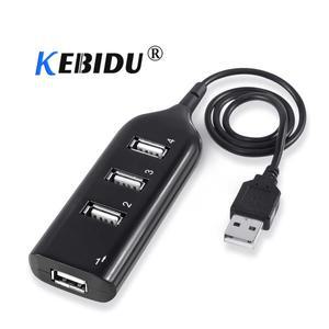 전원 어댑터Kebidu 자동차 시가 라이터 소켓 4 포트 USB 충전 액세서리 분배기 허브 어댑터 PC 노트북 컴퓨