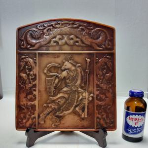 천연 대형 고옥 12지 쥐 신장 옥판 (좌대포함) 높이30cm무게1.9kg 단초마을 골동품/수집품/도자기