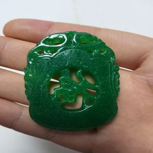 천연 비취 옥패 단초마을 골동품/수집품/도자기