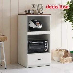 데코라인 코넬 모카 1200 광파오븐 수납 렌지대 DAP009C (착불)