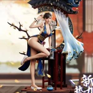 섹시 격투기 미소녀 스트리트 파이터 1/4 춘리 핸드메이드 모형 조각상 인형