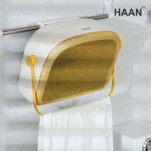한경희 초저소음 강력난방 PTC 무타공 욕실난방기 전기 온풍기 HAAN-4000TM-A 옐로우