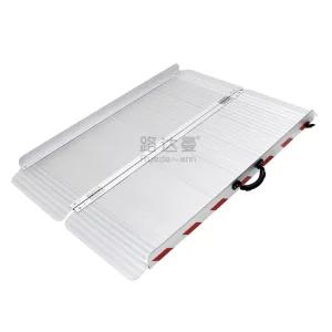 휠체어경사판 오르막 이동식 장애인 휴대용 경사로 휠체어슬로프(길이 96x폭 84.5cm)