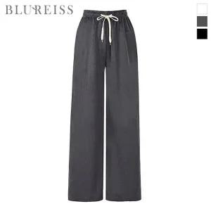 [블루레이스]벨벳 골덴 와이드 밴딩 팬츠_BI5F1PT7091