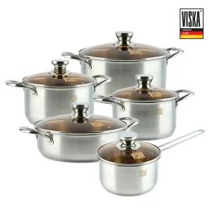 [리퍼상품] 비스카 마이키친 펜들 스텐 냄비 세트 (2종 / 3종 / 5종)