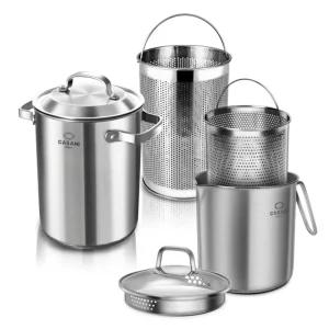 까사니 쿠치나 스텐 파스타 냄비 멀티팟 길쭉한 국수 양수냄비 3type