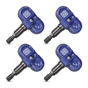 테슬라 블루투스 타이어 압력 모니터링 시스템 TPMS 센서 세트 4개, Tesla Model 3, Y, S, X 2021 2023 2024 - 교체 번호 1490701-00-B, 1490701-01-B