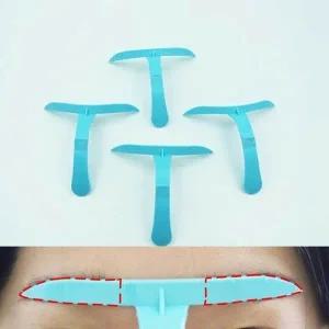 눈썹그리기도구 4개입 눈썹가이드 모양별 초보화장-WF3D951