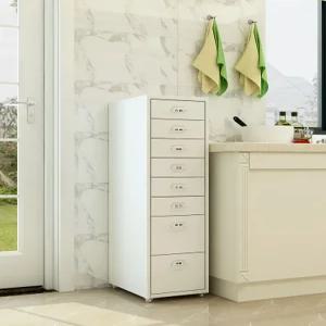 서랍장 4.1단 5단, 280x410x685mm, 화이트 추천아이템 기획세트 철제