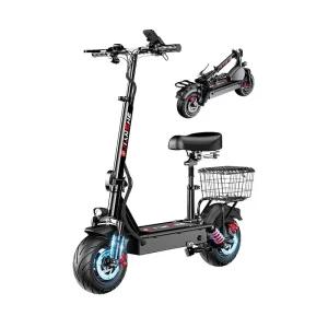 접이식 앉아서 가는 시트형 전동스쿠터 킥보드 48V 고출력 의자 전동킥보드